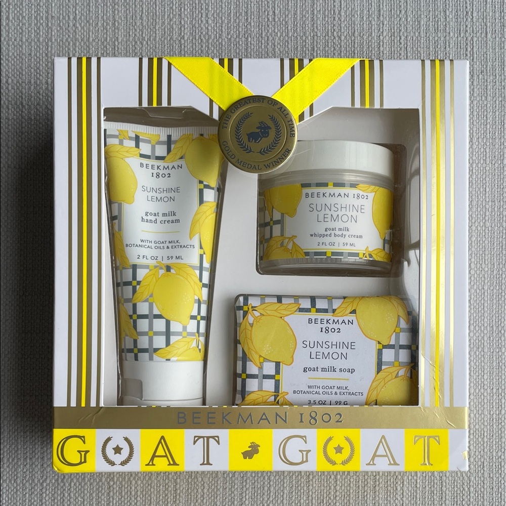 Beekman 1802 Sunshine Lemon Hand and Body Set